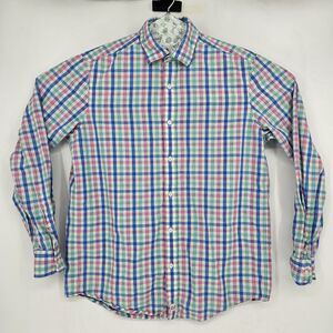 Vineyard Vines Shirt Mens Medium Classic Fit Cooper Button Down‎ Linen Blend M